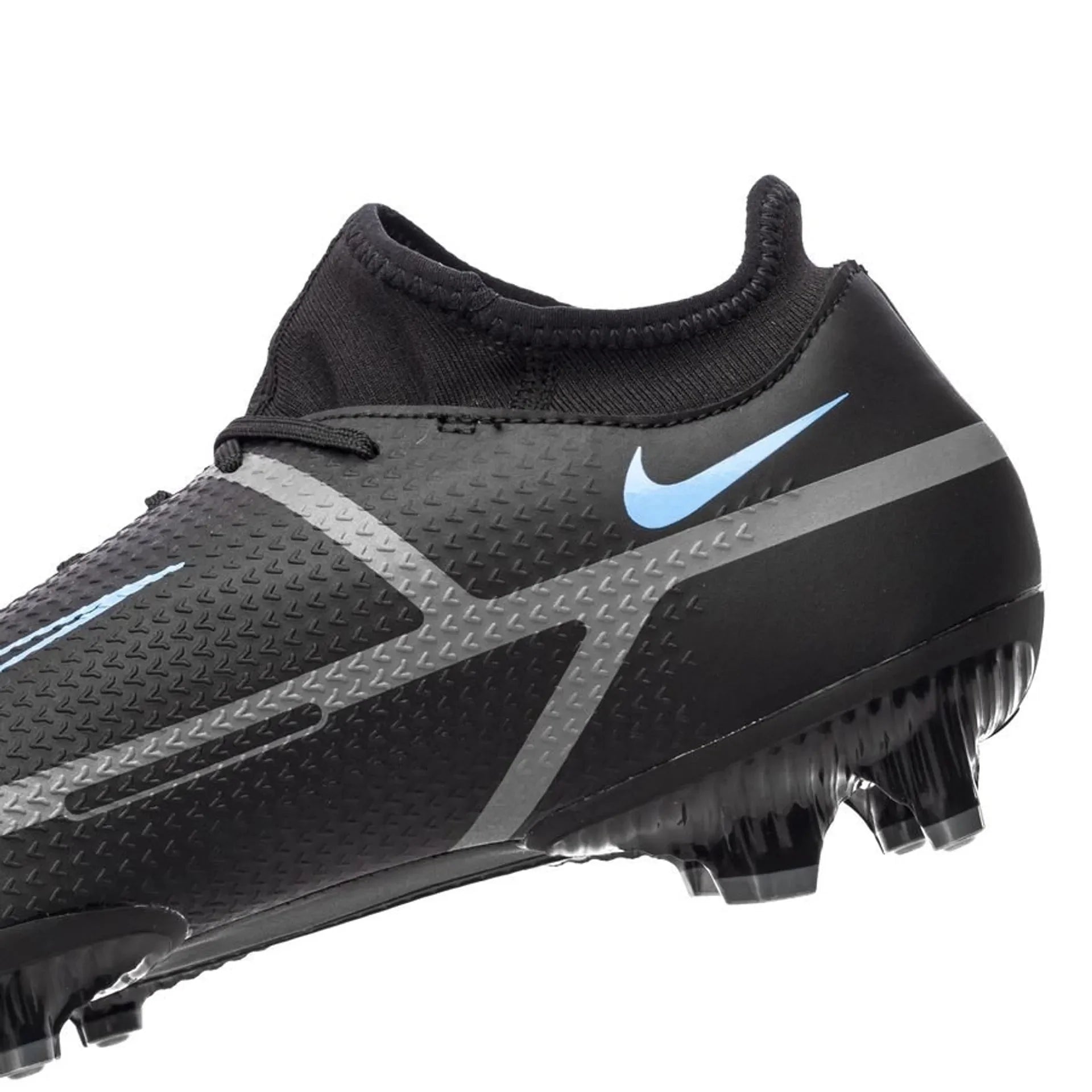 Nike Phantom GT2 Academy DF MG Multi Ground Soccer Cleats Black Iron Grey