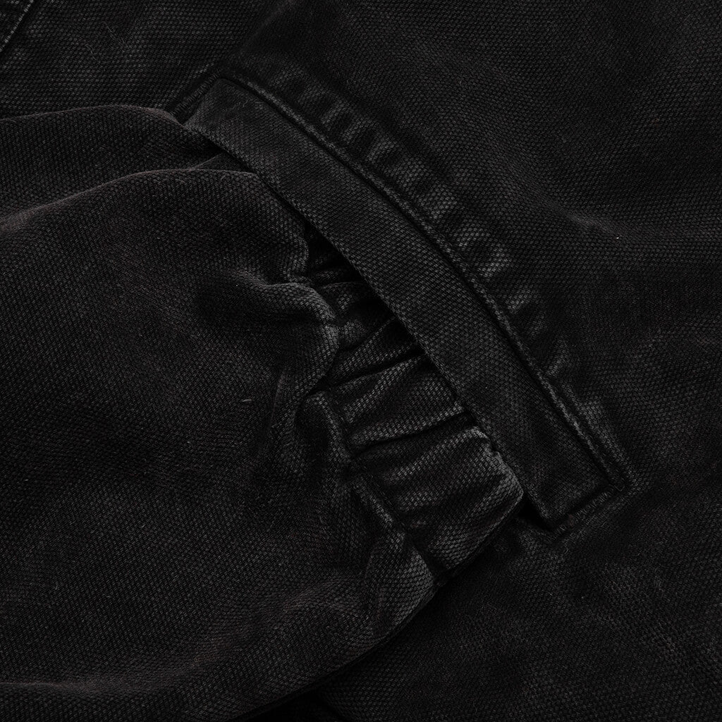 Canvas Insulated Work Jacket Black