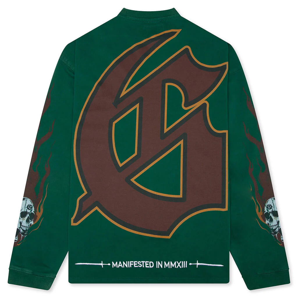 Morale L S T Shirt Green