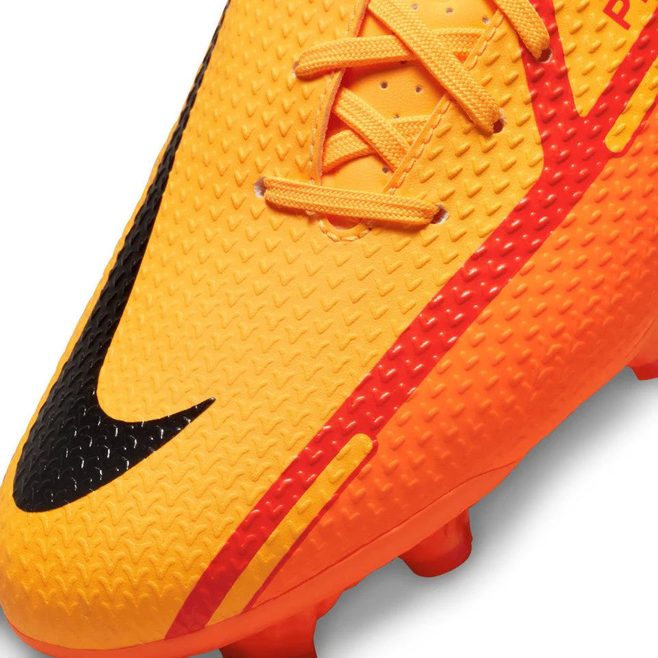 Nike Phantom GT2 Academy Flyease FG Firm Ground Soccer Cleats Orange Black