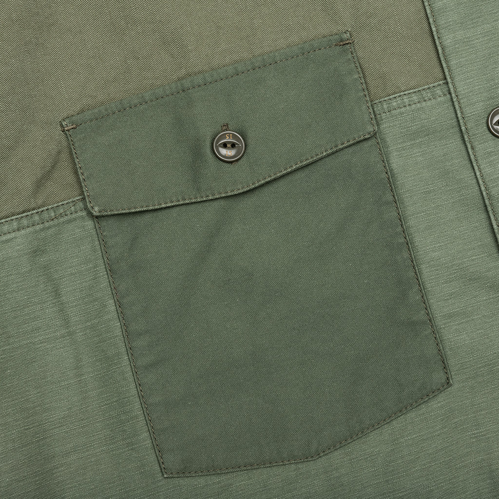 RM Utility Shirt LS Olive Drab