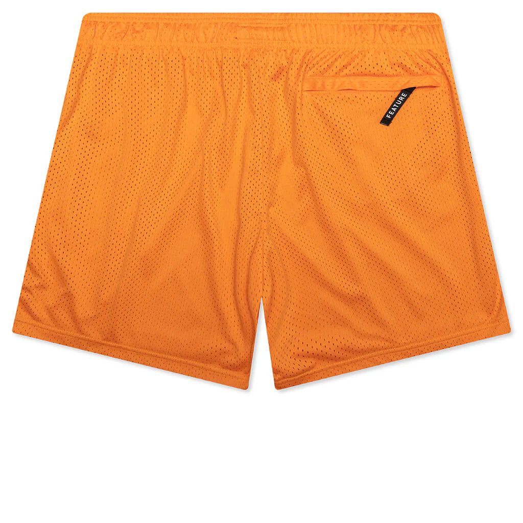 West Mesh Shorts Orange