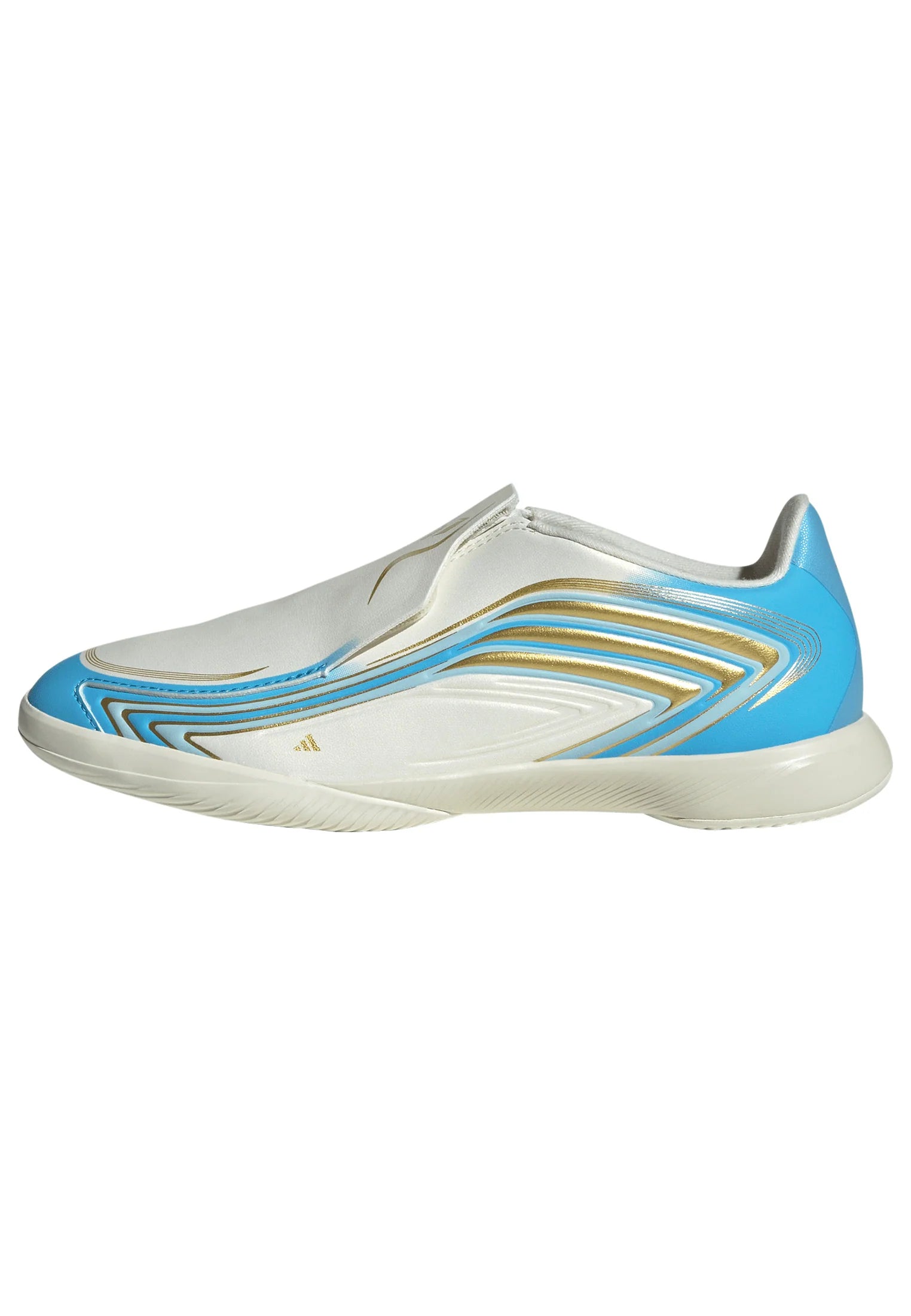 adidas F50 Messi League Laceless IN Indoor Youth Soccer Shoes Blue