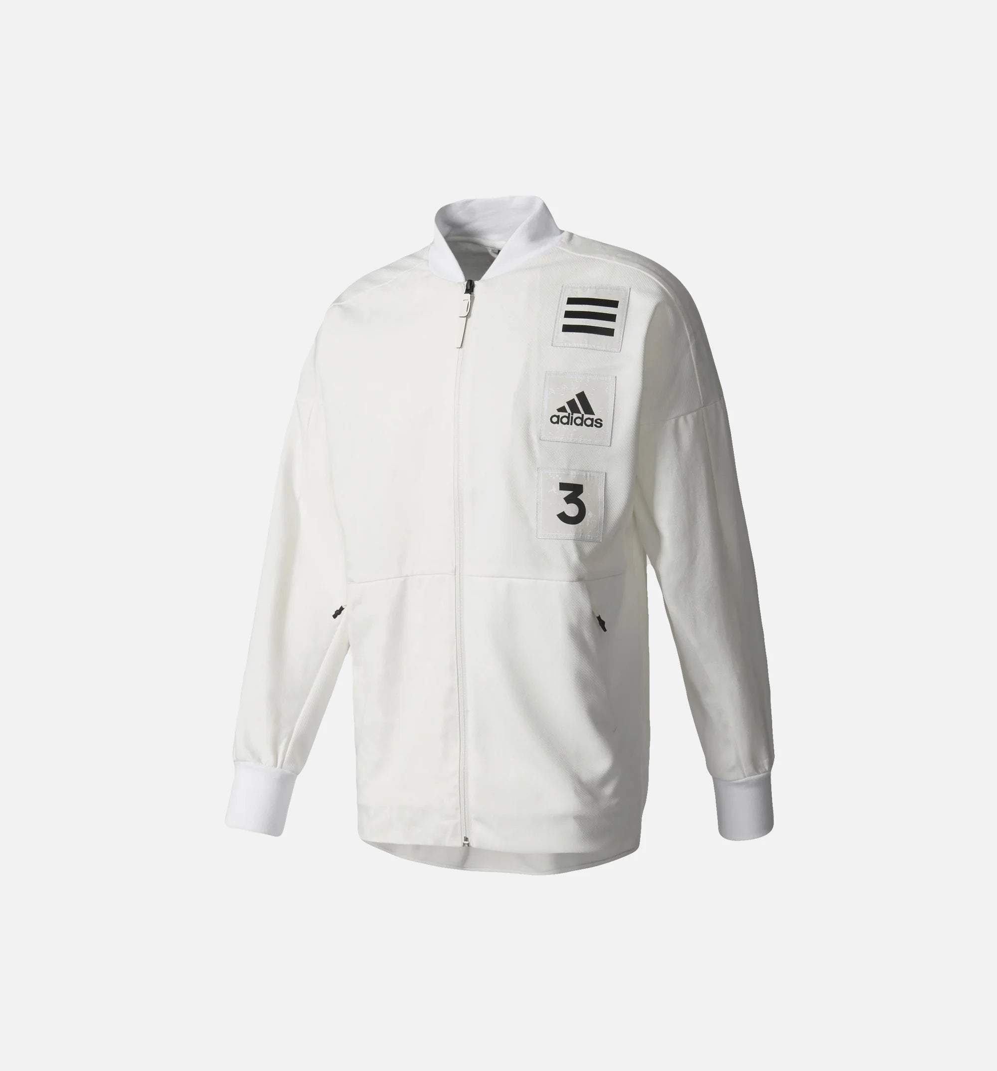 Coach Jacket Mens White Black