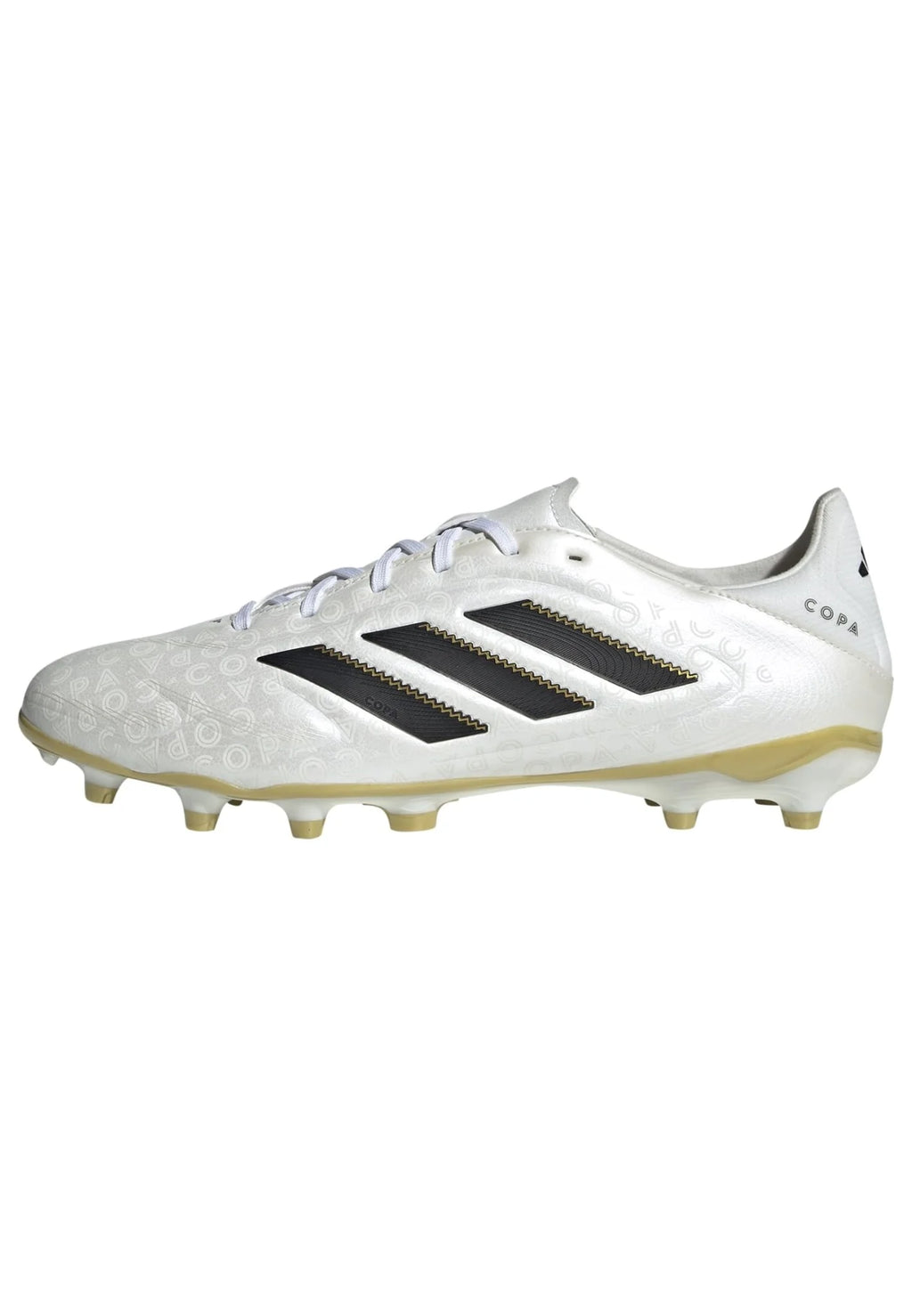 adidas Copa Pure 3 League Firm Multi Ground Boots White Black Gold