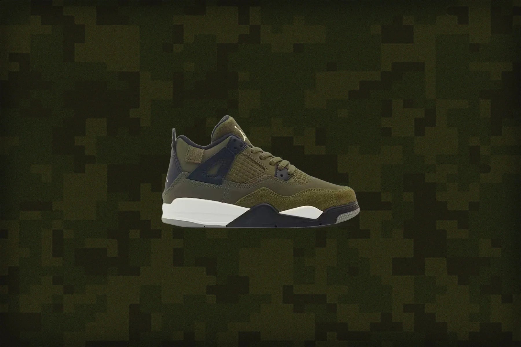 Air Jordan 4 Retro SE Craft PS Medium Olive Pale Vanilla Cargo Khaki