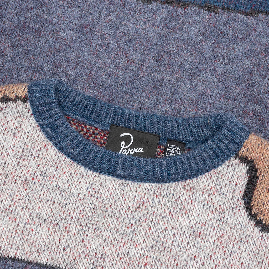 Your Street Knitted Pullover Blue