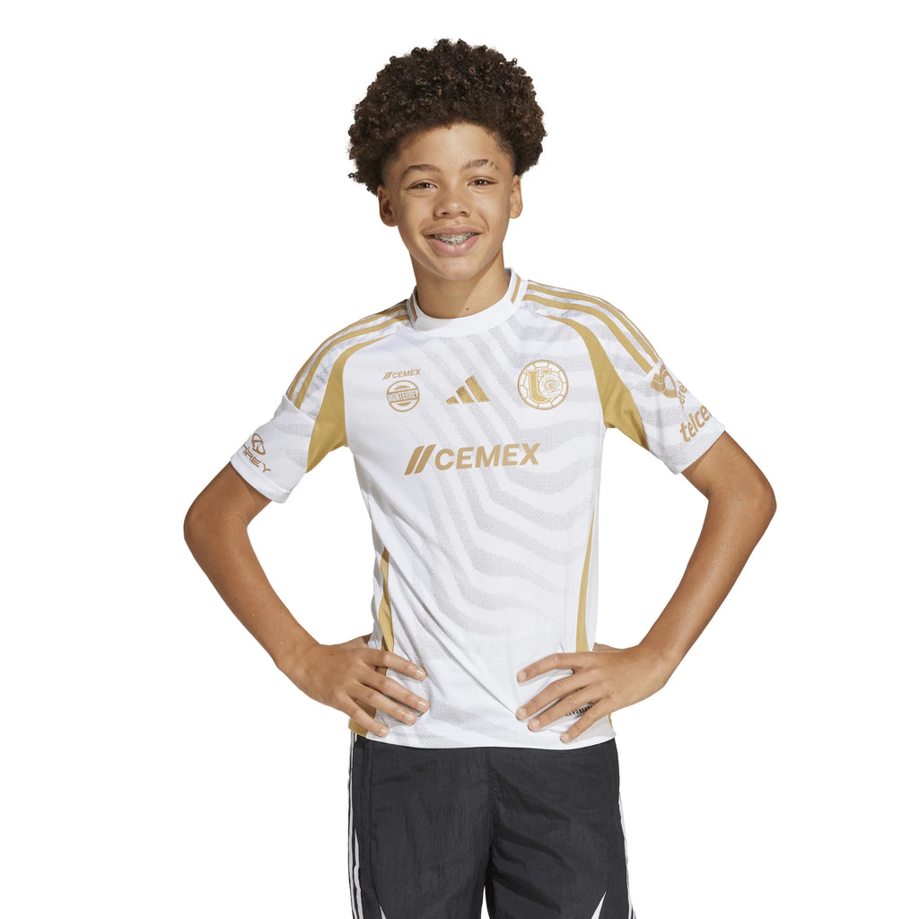 adidas Youth Tigres UANL Third Jersey 24 25 White