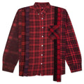 Over Dye 7 Cuts Shirt Red