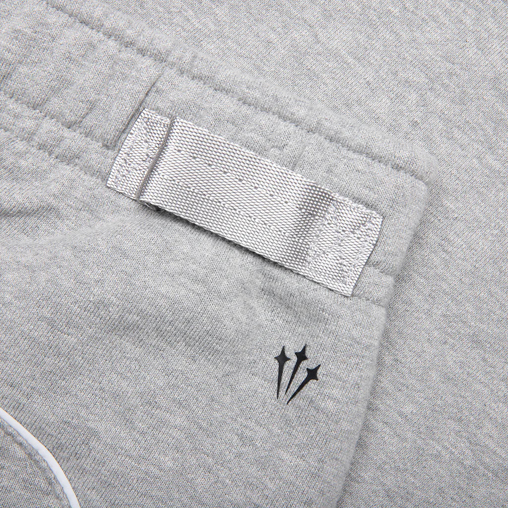 Nike x NOCTA Fleece CS Pants Heather Grey Matte Silver Black
