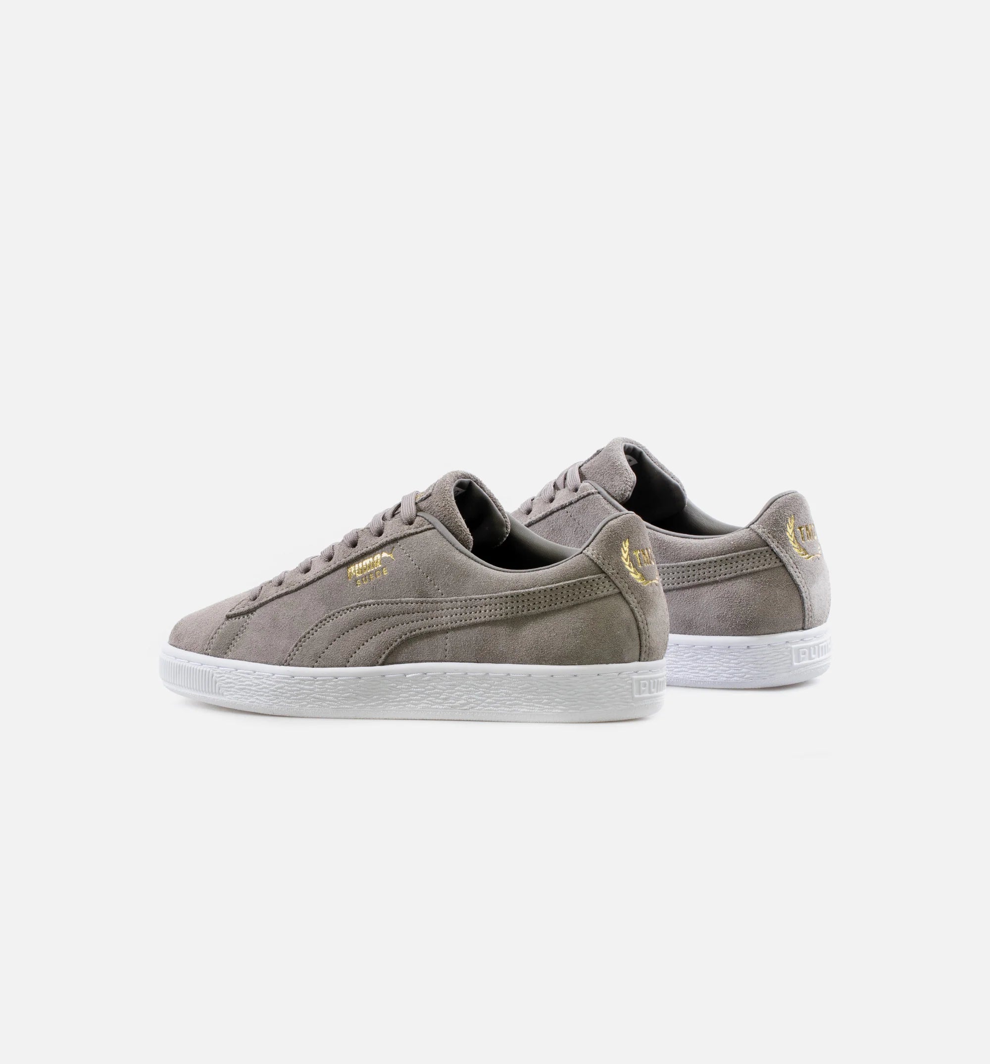 TMC Suede Mens Lifestyle Shoe Grey White