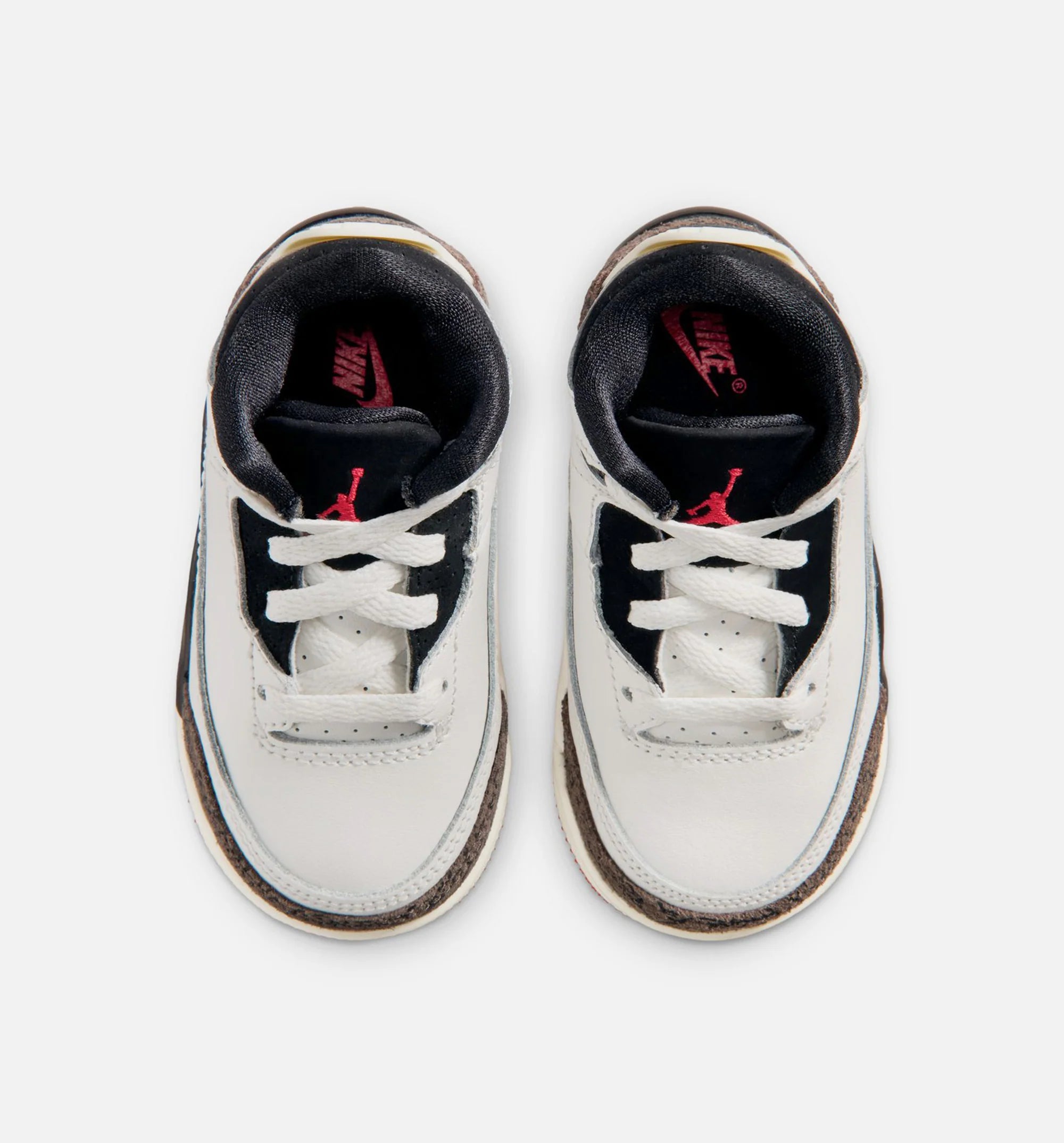 Air Jordan 3 Retro Sail and University Red Infant Toddler Lifestyle Shoe Sail Black University Red Pale Ivory Free Shipping