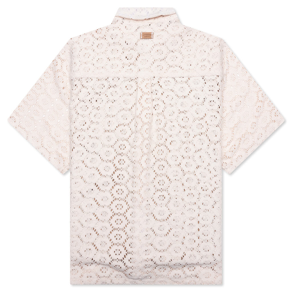 Crochet Button Up Bone