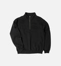 Media Training Quarter Zip Pullover Mens Jacket Black