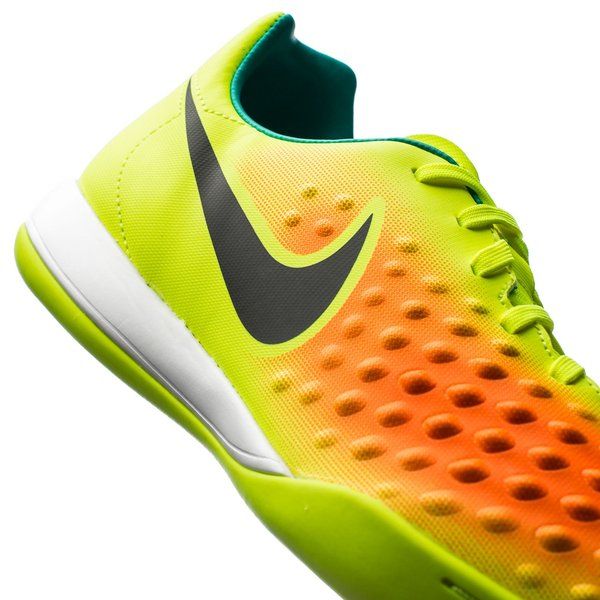 Nike Magista Onda II IC Indoor Soccer Shoes Volt Black Orange Clear Jade