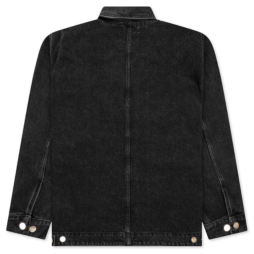 Nash Jacket Black Stone Washed