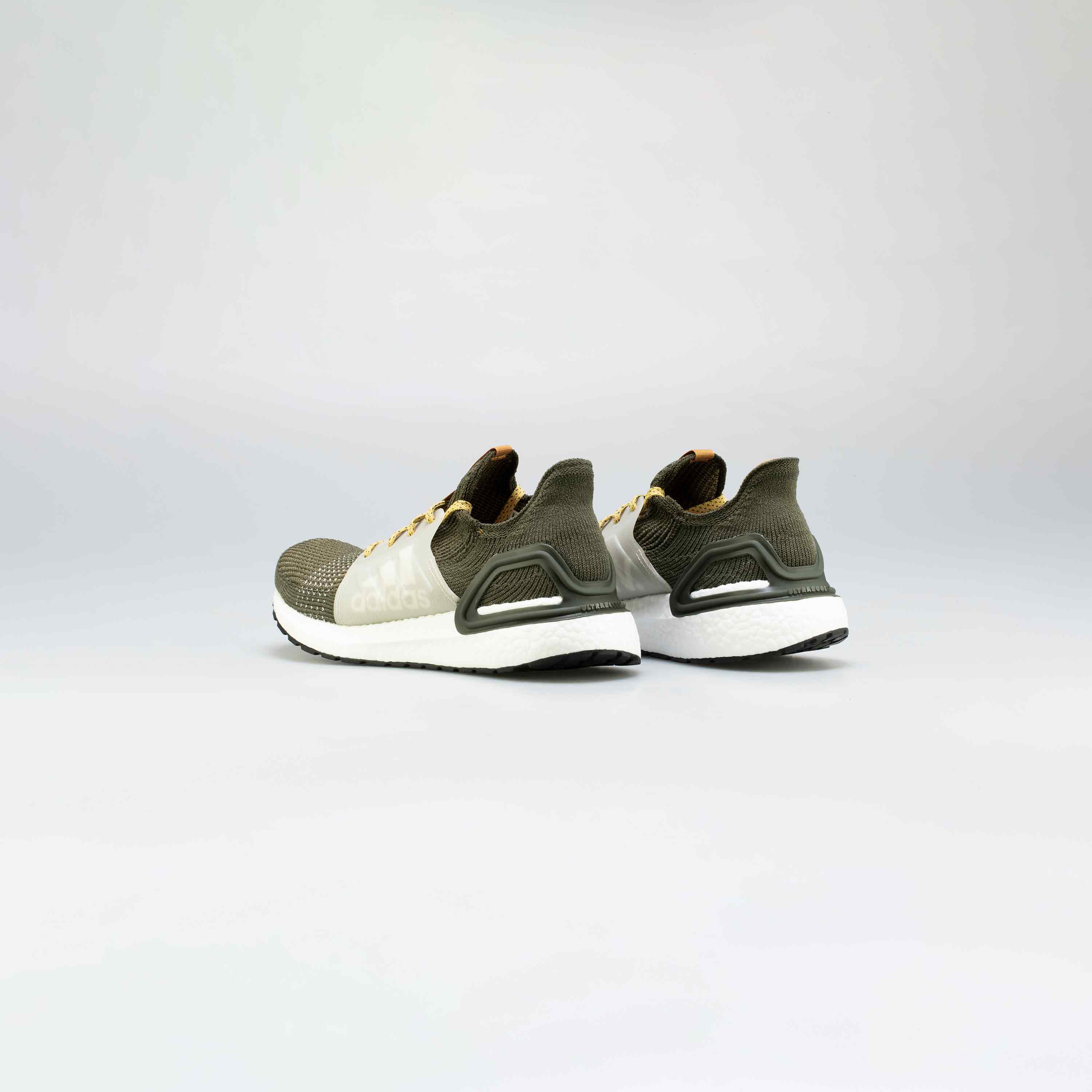 Wood Wood X adidas Ultraboost 2019 Mens Running Shoe Green White