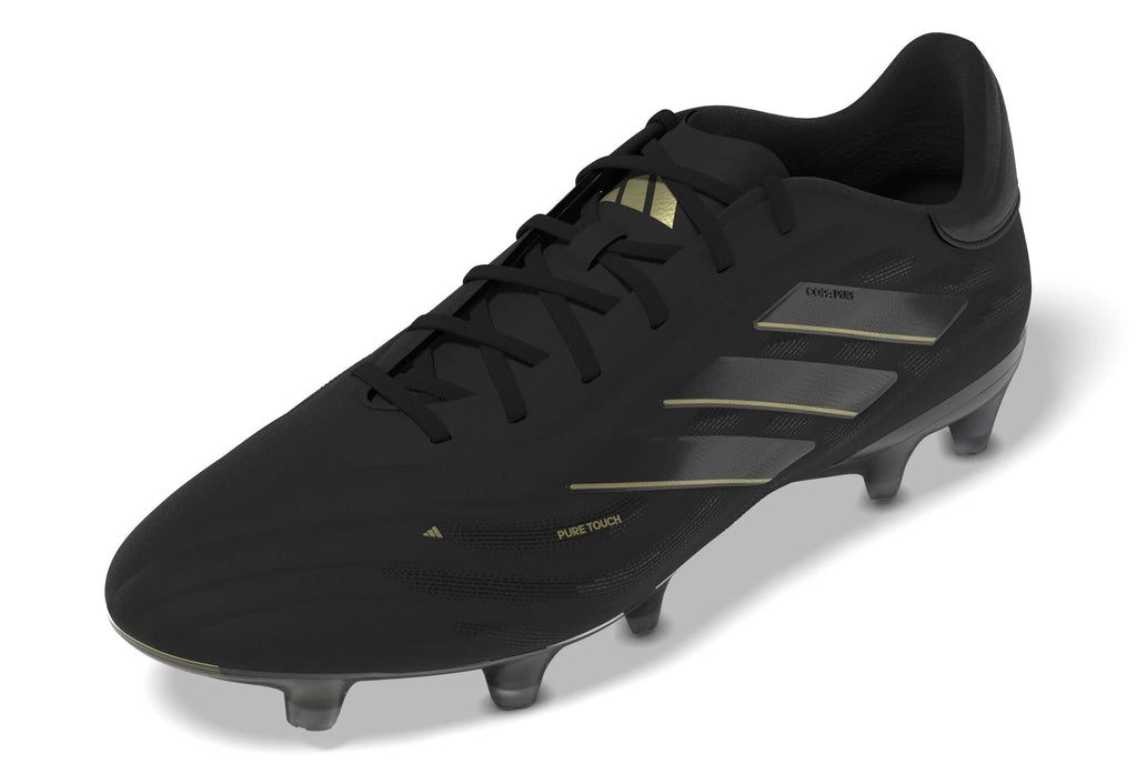 adidas Copa Pure 2 Elite FG Firm Ground Soccer Cleats Black Carbon Gold Metallic