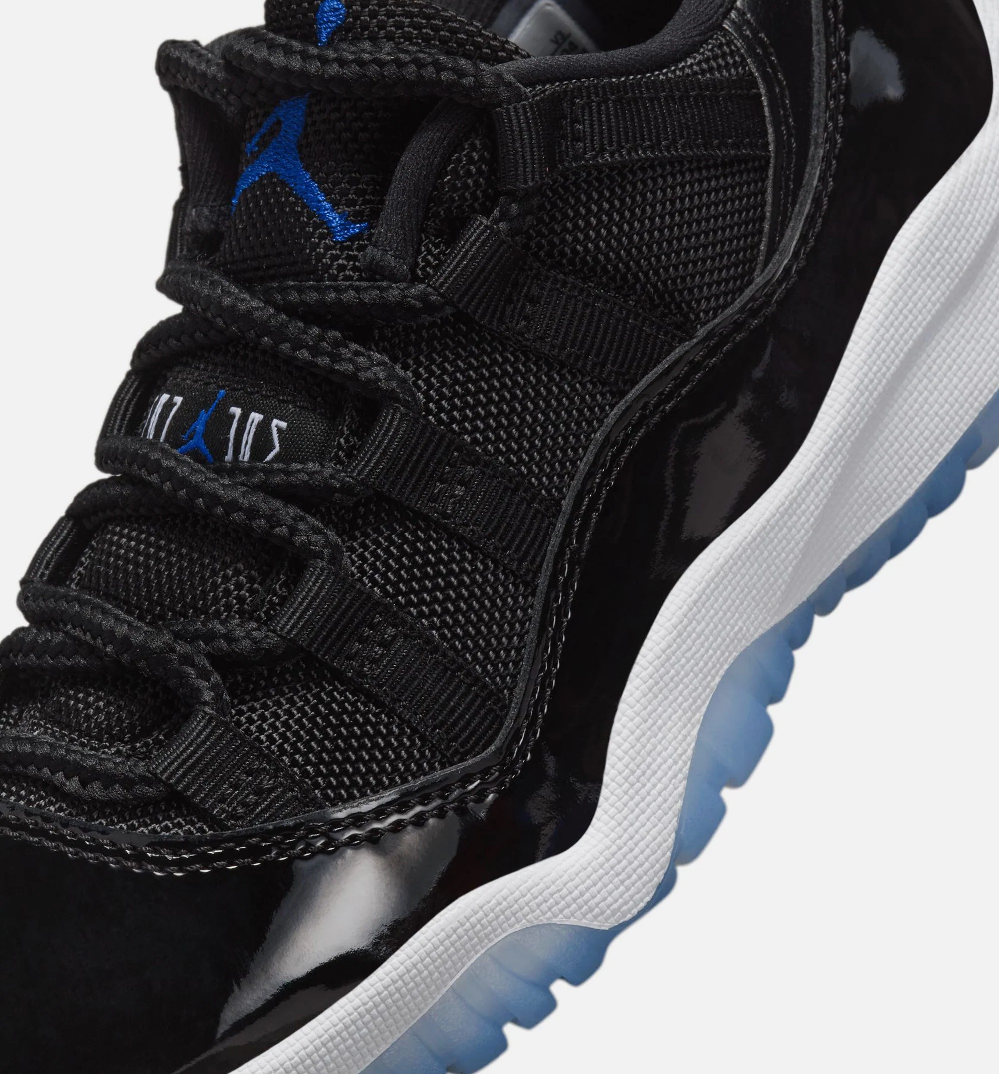 Air Jordan 11 Retro Low Black and Varsity Royal Preschool Lifestyle Shoe Black Varsity Royal White
