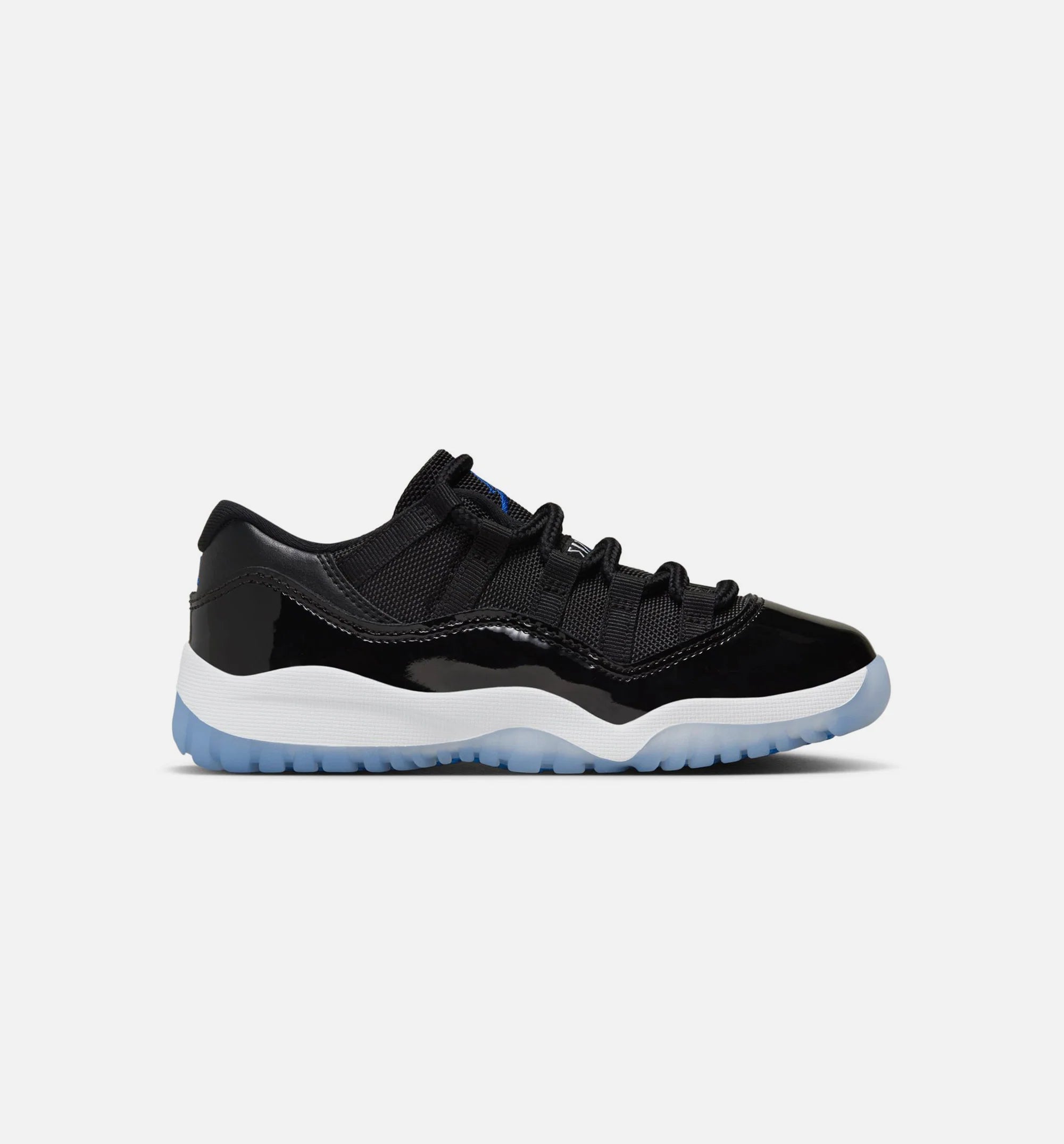 Air Jordan 11 Retro Low Black and Varsity Royal Preschool Lifestyle Shoe Black Varsity Royal White