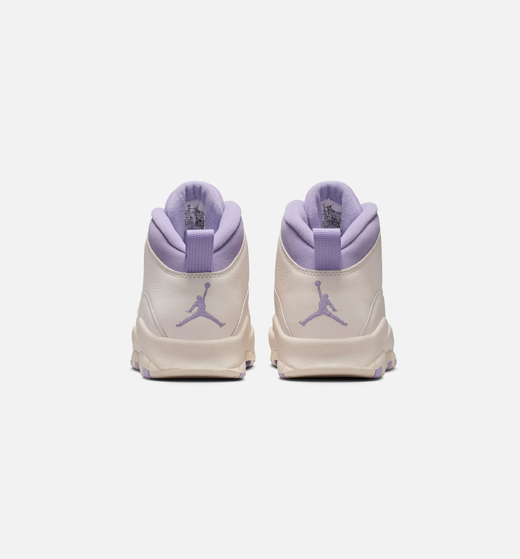 Air Jordan 10 Retro Hydrangeas Womens Lifestyle Shoe Chalk Hydrangeas Wild Grape