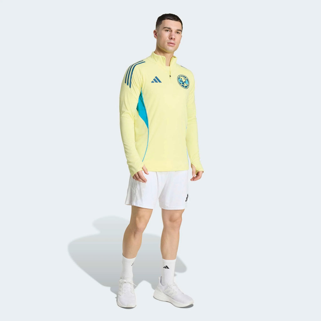 adidas Club America 25 26 Tiro25 Competition Mens Soccer Training Top Yellow Blue