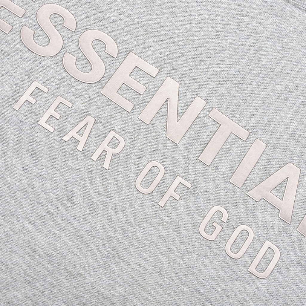Kids Fleece Crewneck Concrete Heather