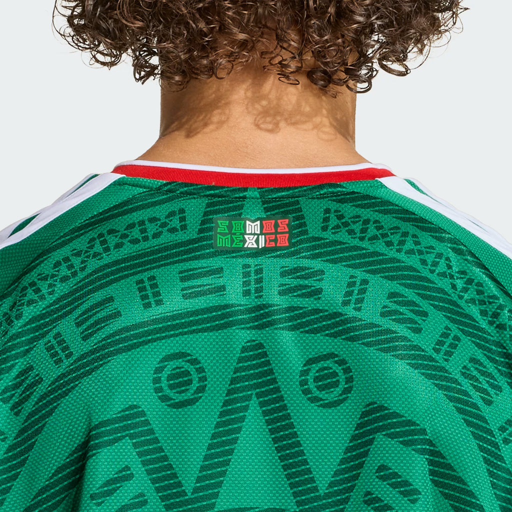 adidas Mexico Home Youth Soccer Jersey 26 Green