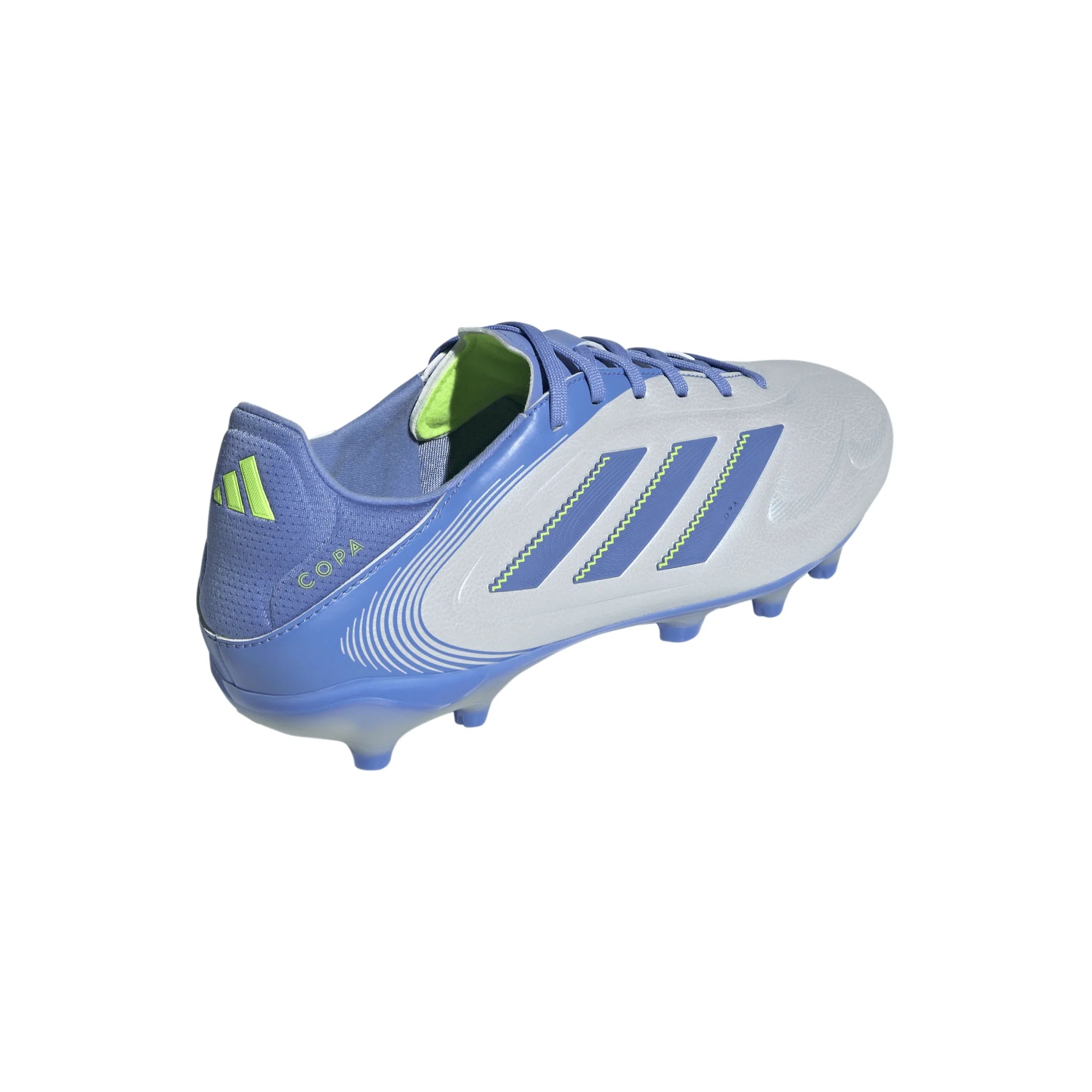 adidas Copa Pure 3 League Firm Multi Ground Soccer Cleats Halo Blue Blue Fusion Lucid Lemon