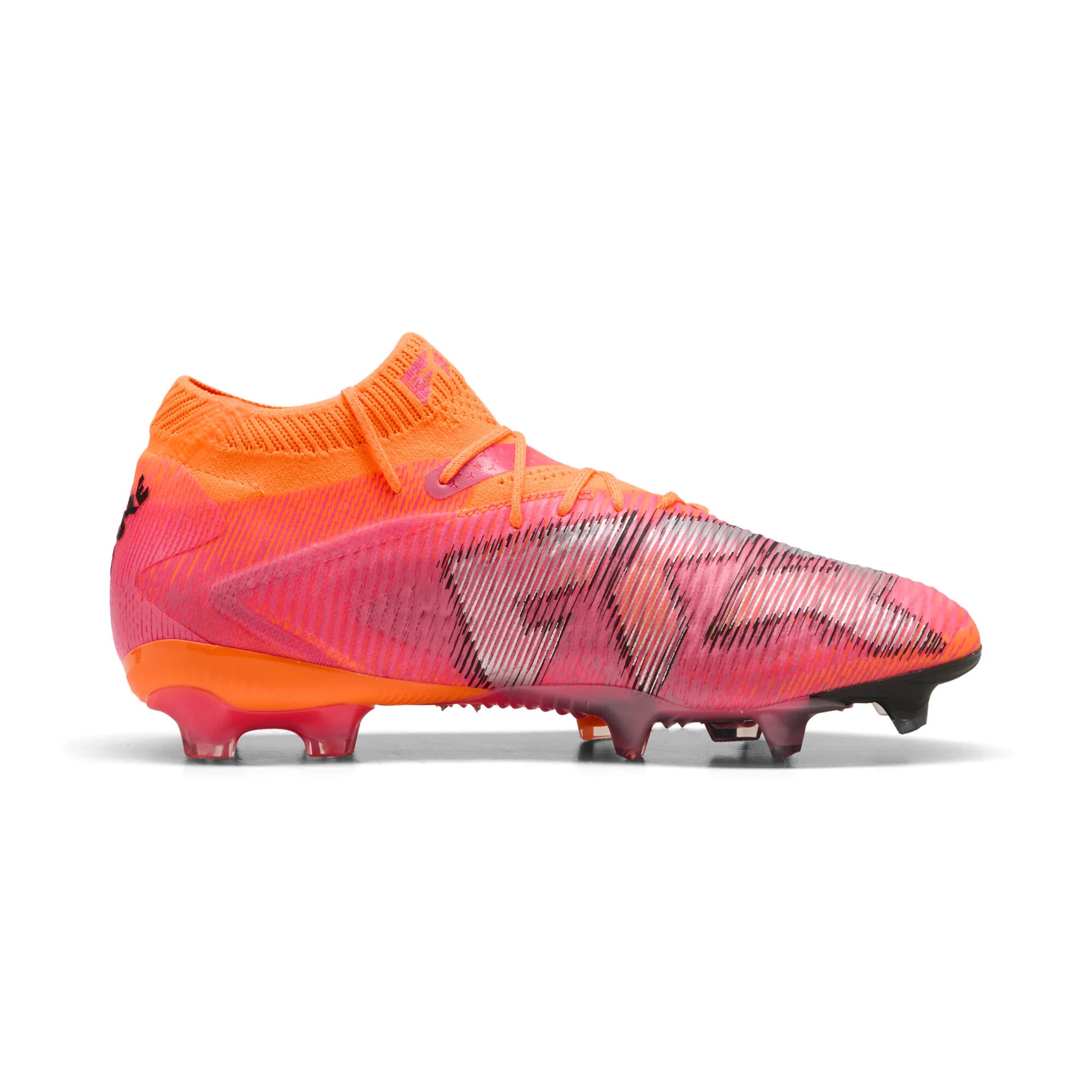 PUMA Future 8 Ultimate FG Mens Soccer Cleats Orange Black