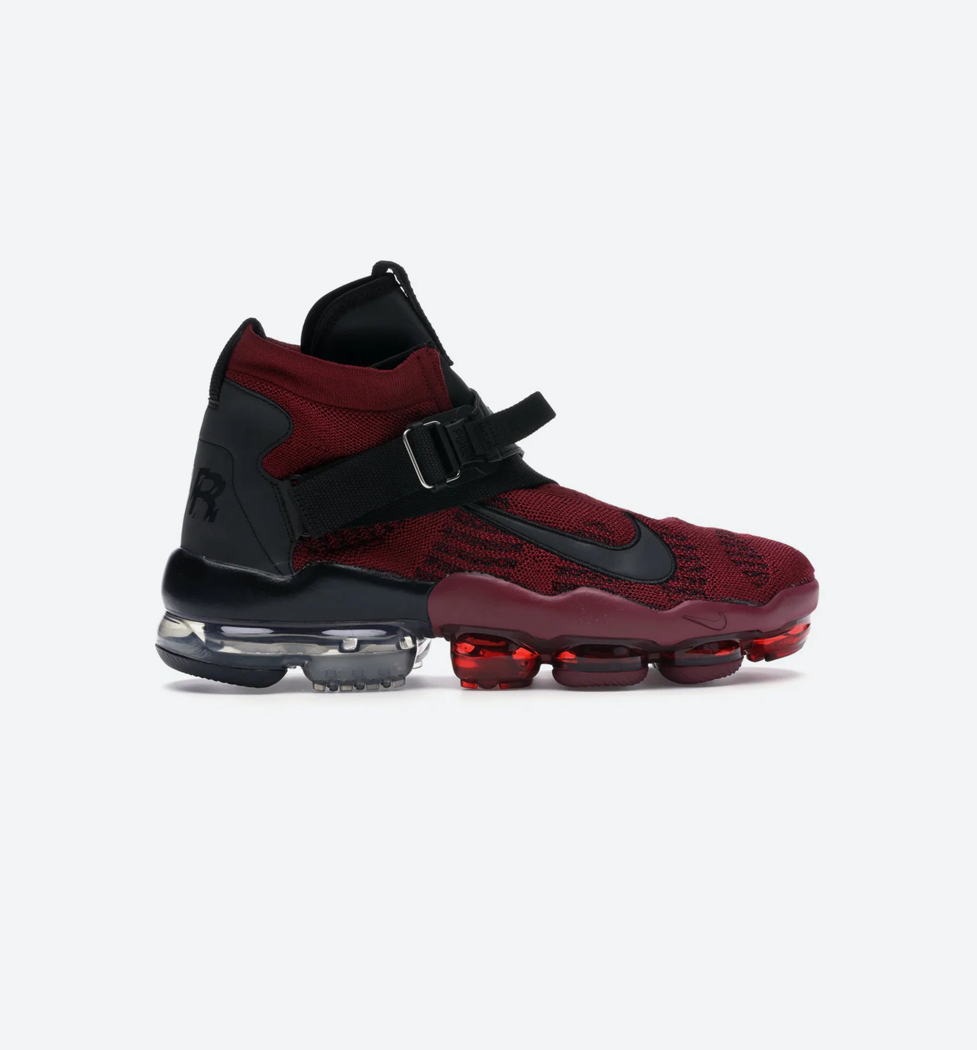 Vapormax Premium Flyknit Mens Shoe Red Black