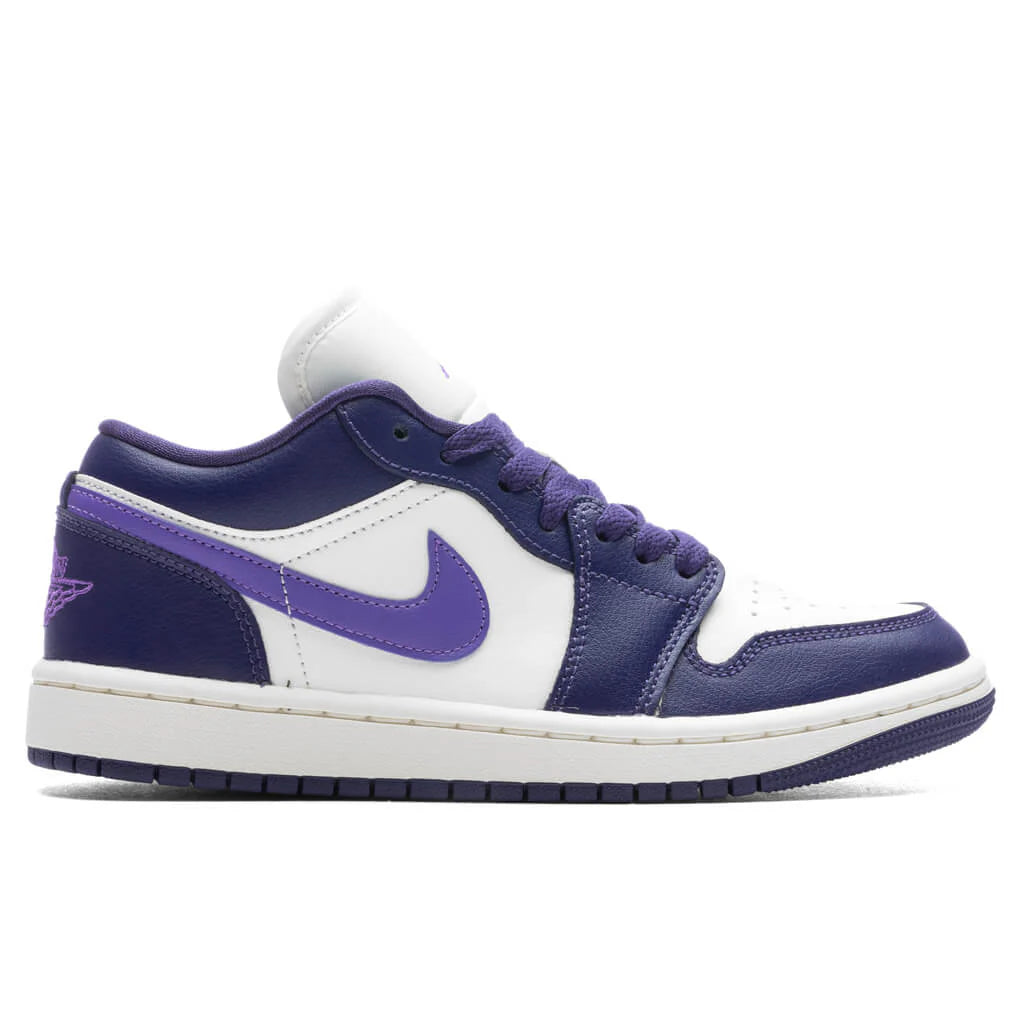 Womens Air Jordan 1 Low Sky J Purple Action Grape Sail