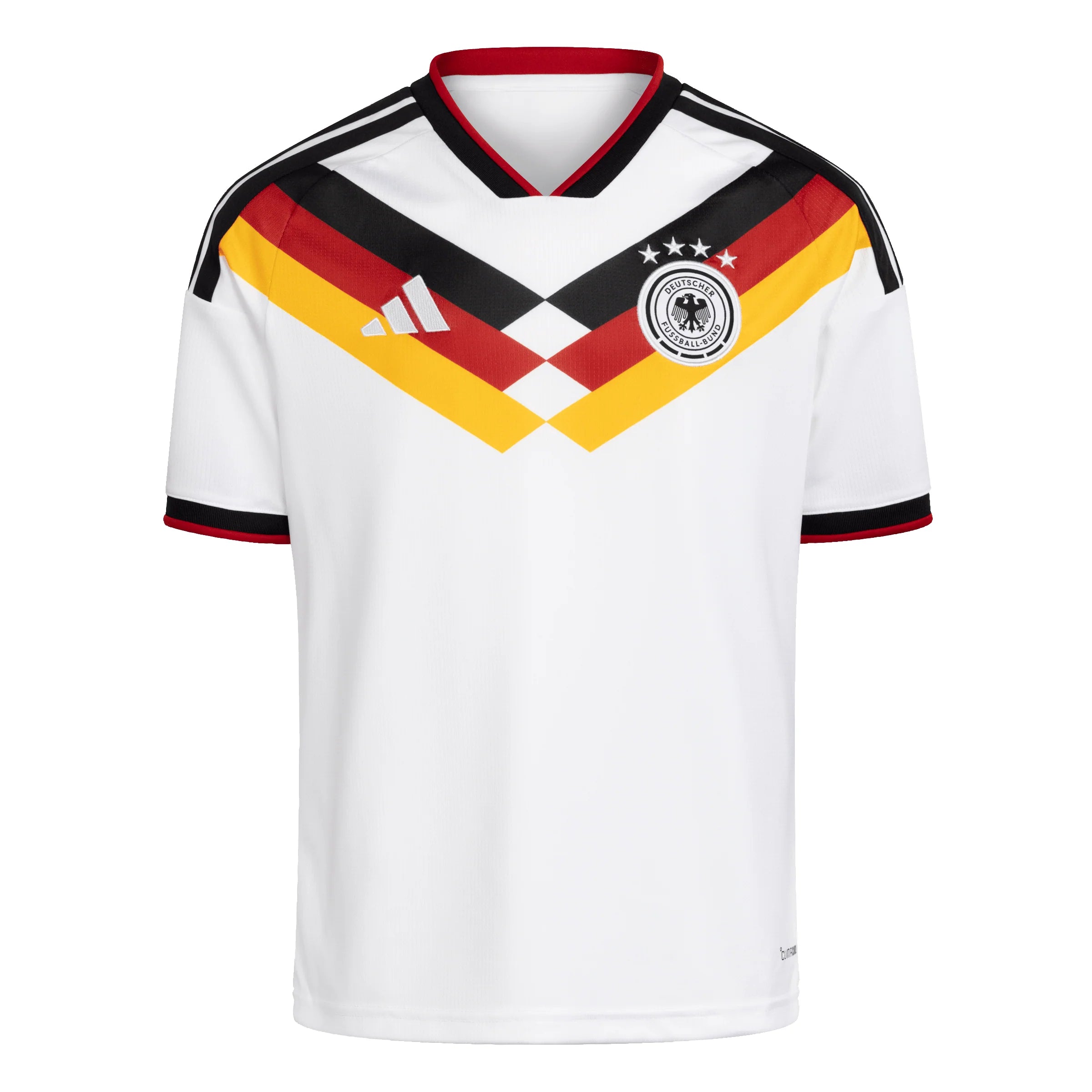 adidas Germany Home Youth Soccer Jersey 26 White
