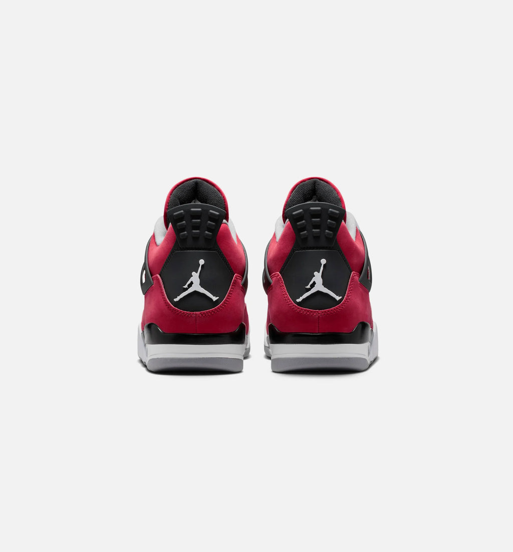 Air Jordan 4 Retro Toro Bravo Mens Lifestyle Shoe Fire Red White Black Cement Grey Free Shipping