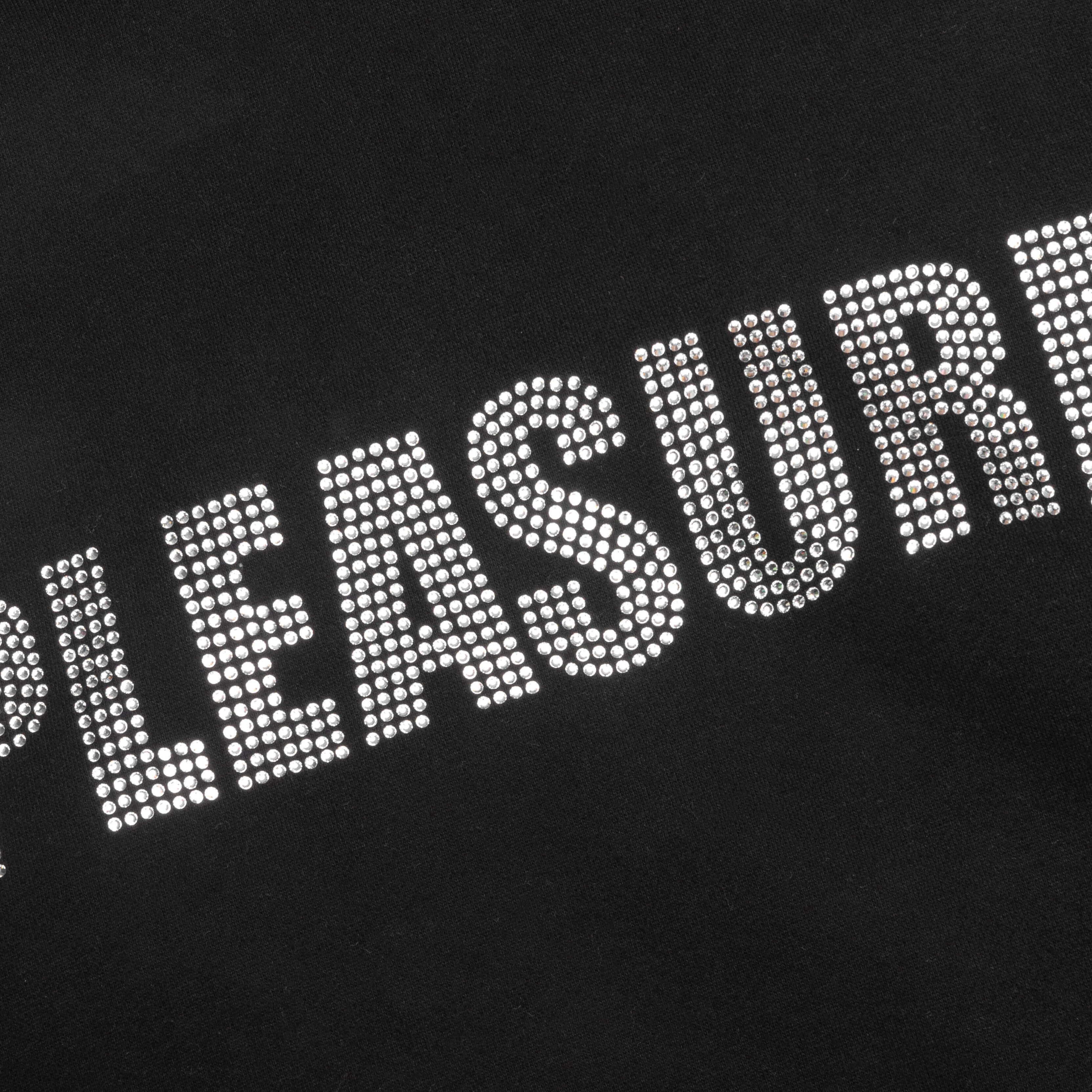 Rhinestone Impact Hoodie Black
