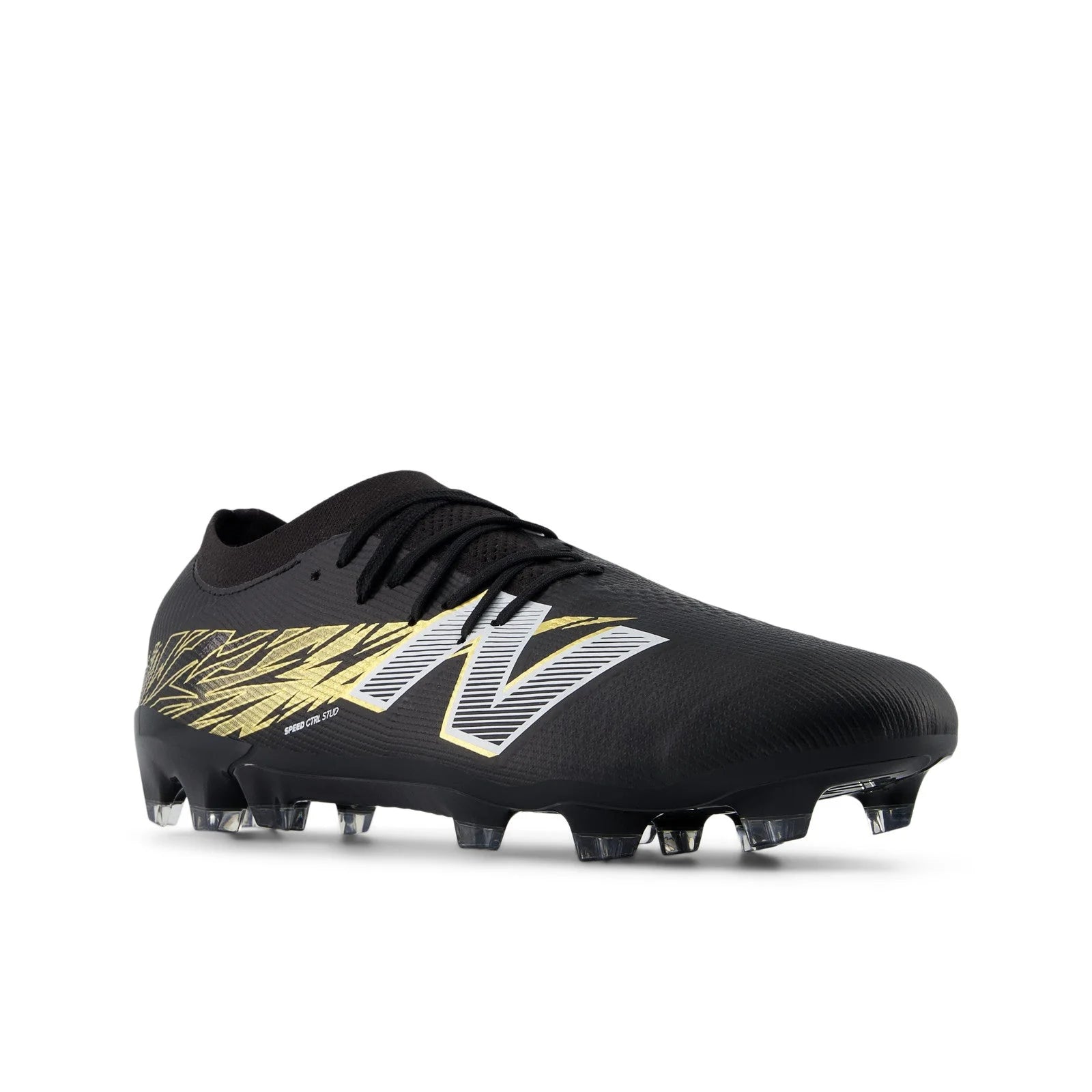 New Balance Furon V8 Elite FG Firm Ground Soccer Cleats Black Gold