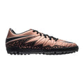 Nike HyperVenom Phelon II TF Turf Soccer Cleats Metallic Red Bronze Black Green Glow