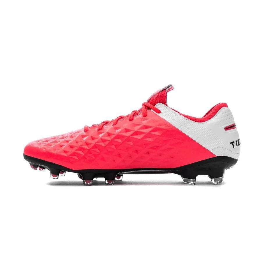 Nike Legend 8 Elite FG Firm Ground Soccer Cleats Crimson Black White