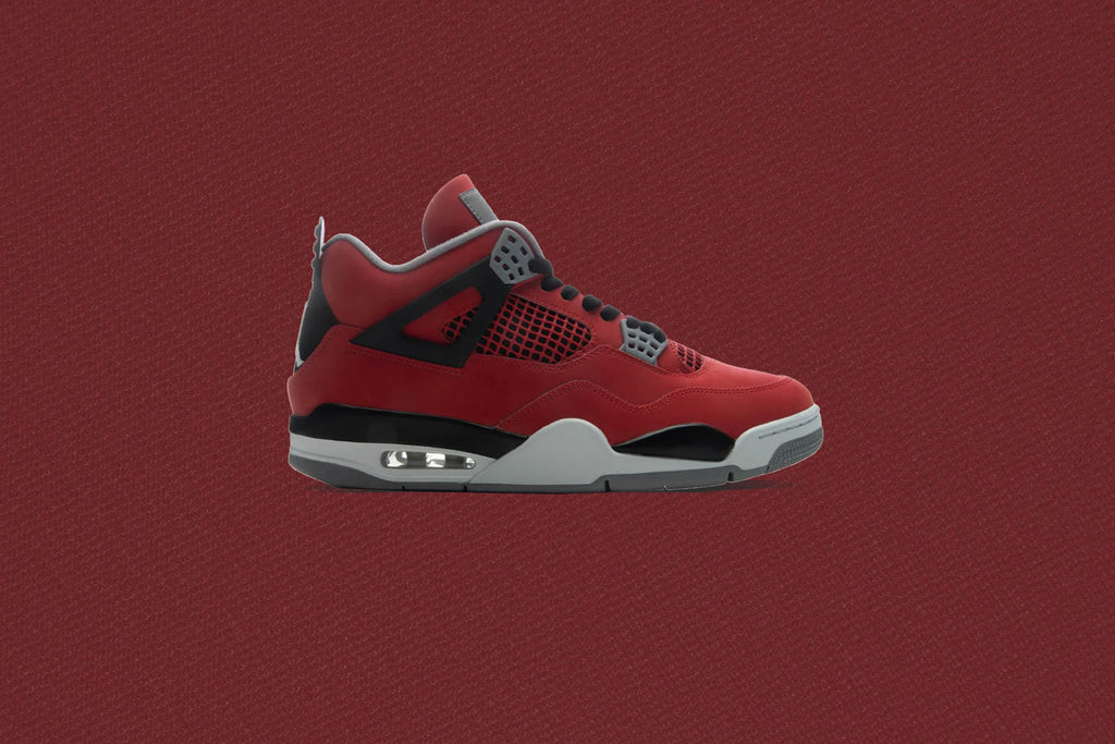 Air Jordan 4 Retro Toro Bravo Fire Red White Black Cement Grey