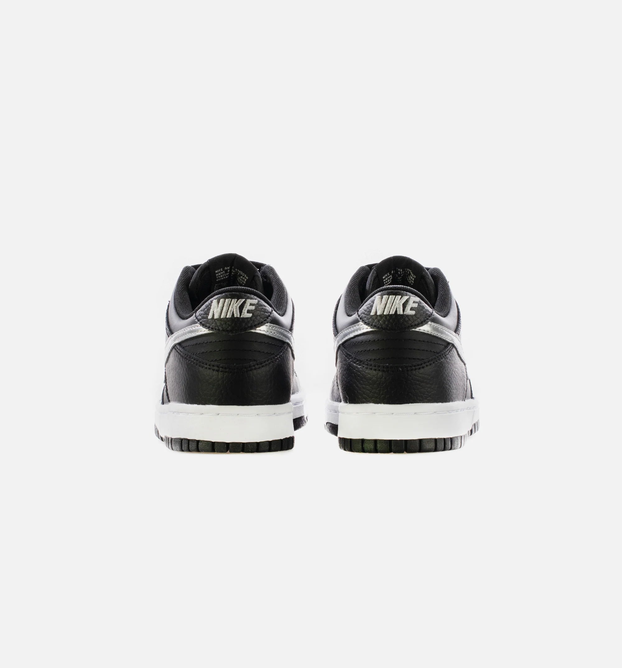 Dunk Low Black Silver Grade School Lifestyle Shoe Black Silver Limit One Per Customer
