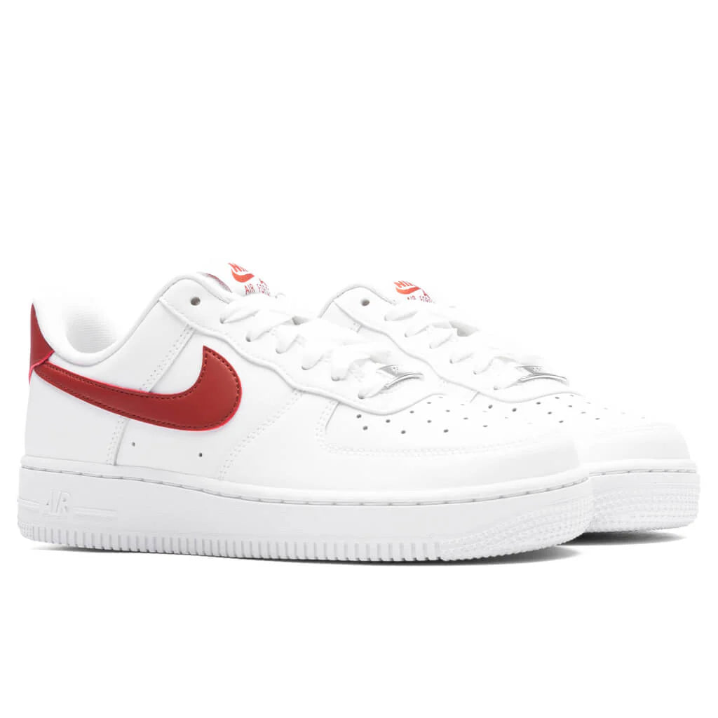 Womens Air Force 1 07 White Rugged Orange