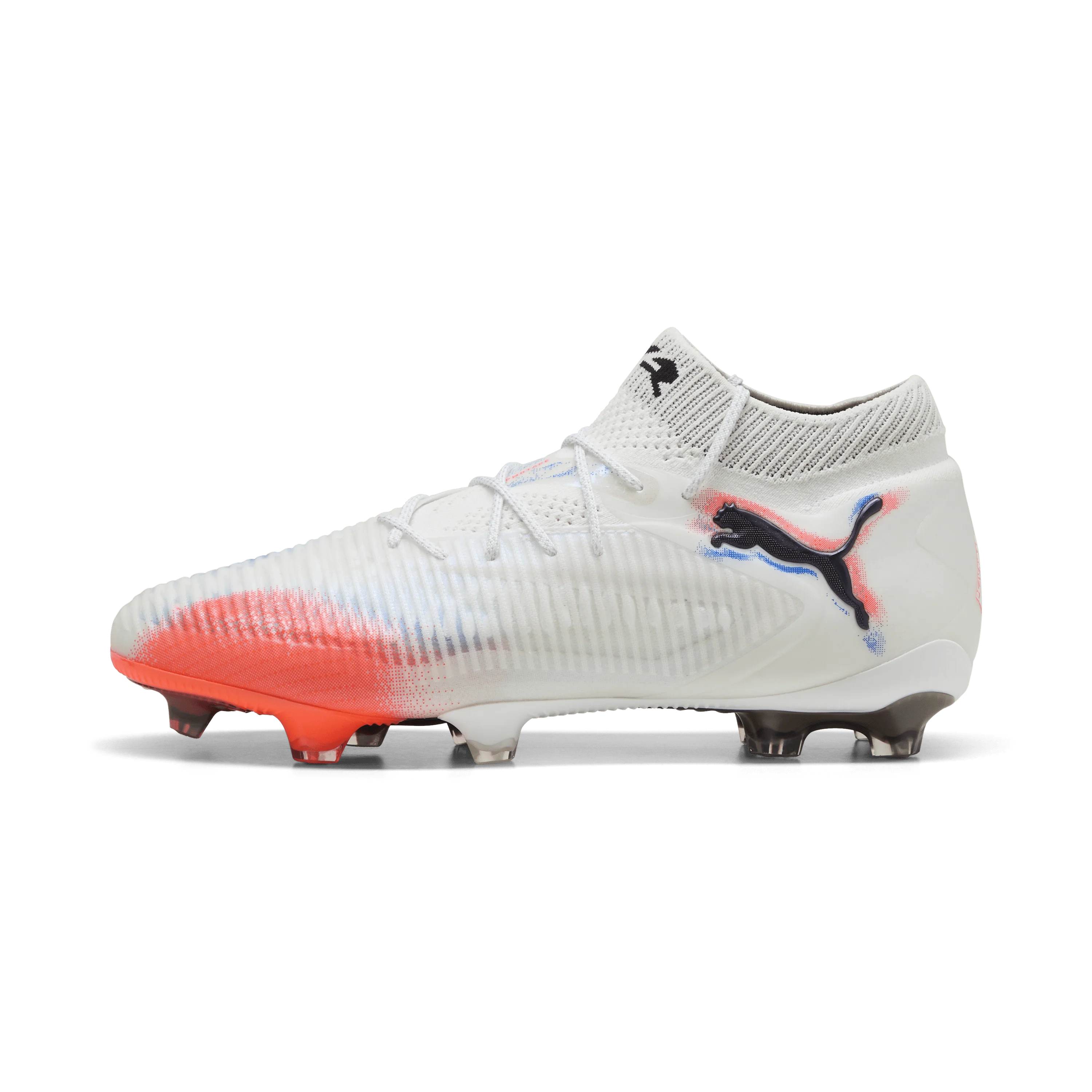 PUMA Future 8 Ultimate Firm Ground Soccer Cleats White Black