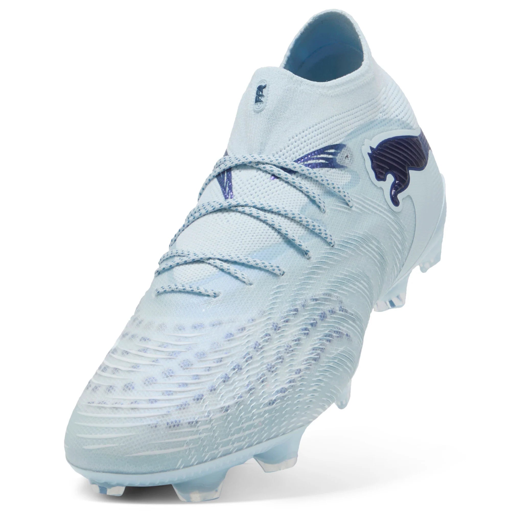 PUMA Future 9 Ultimate FG Firm Ground Mens Soccer Cleats Icy Blue