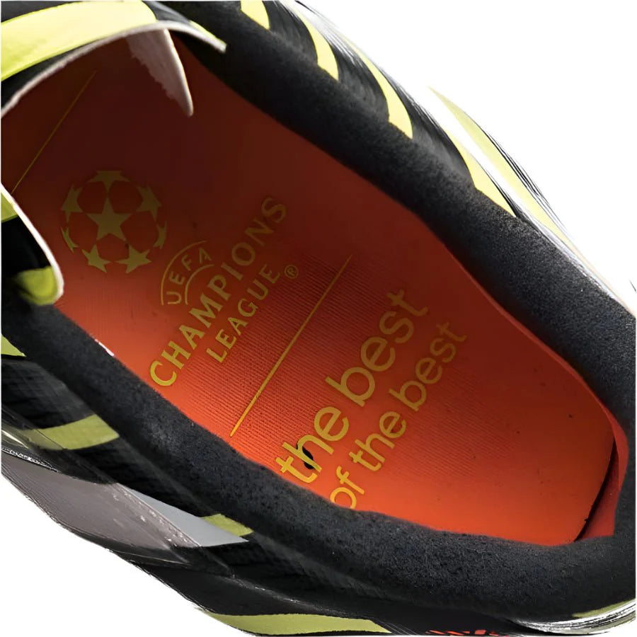 adidas Predator Instinct FG Firm Ground Soccer Cleats Flash Yellow White Dark Grey