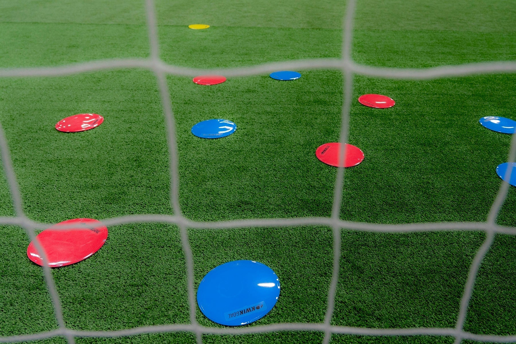 Kwik Goal Flat Round Markers Blue