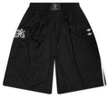 Adidas Originals x Willy Chavarria Pinstripe Shorts Black White