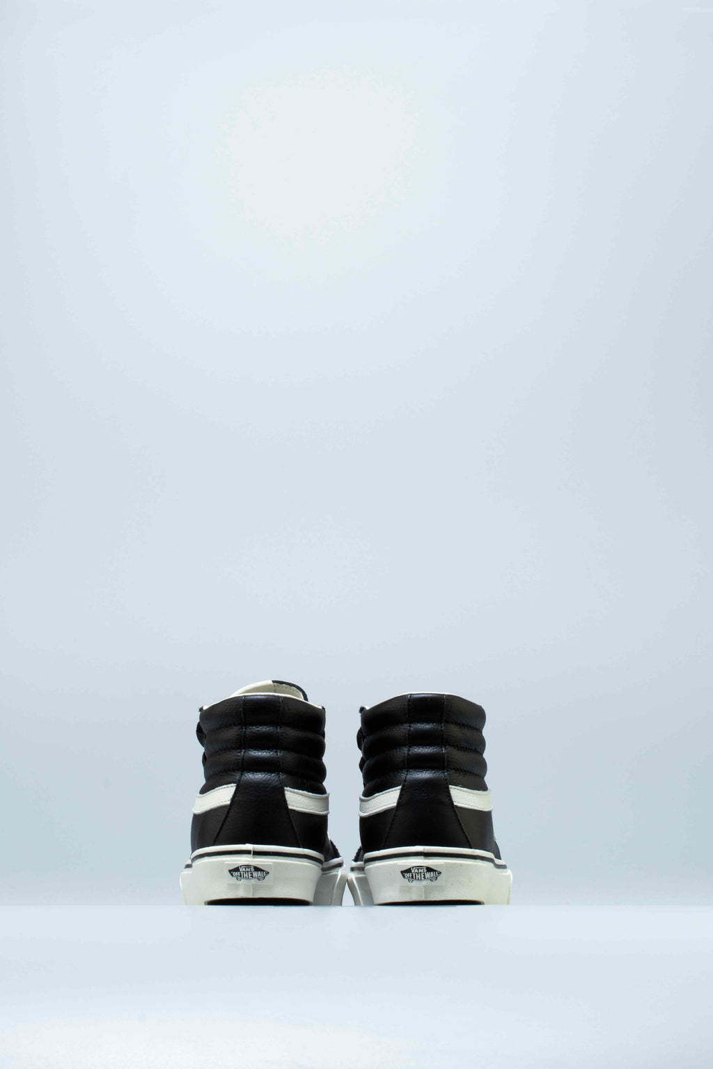 Leather SK8 Hi Reissue Ghillie Mens Shoes Black Marshmallow