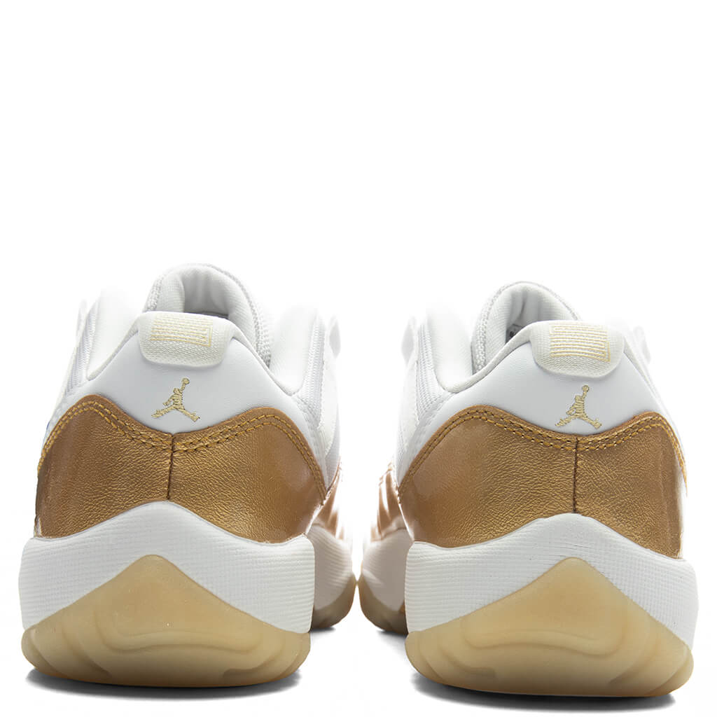 Womens Air Jordan 11 Retro Low Mothers Day White Metallic Gold Team Gold