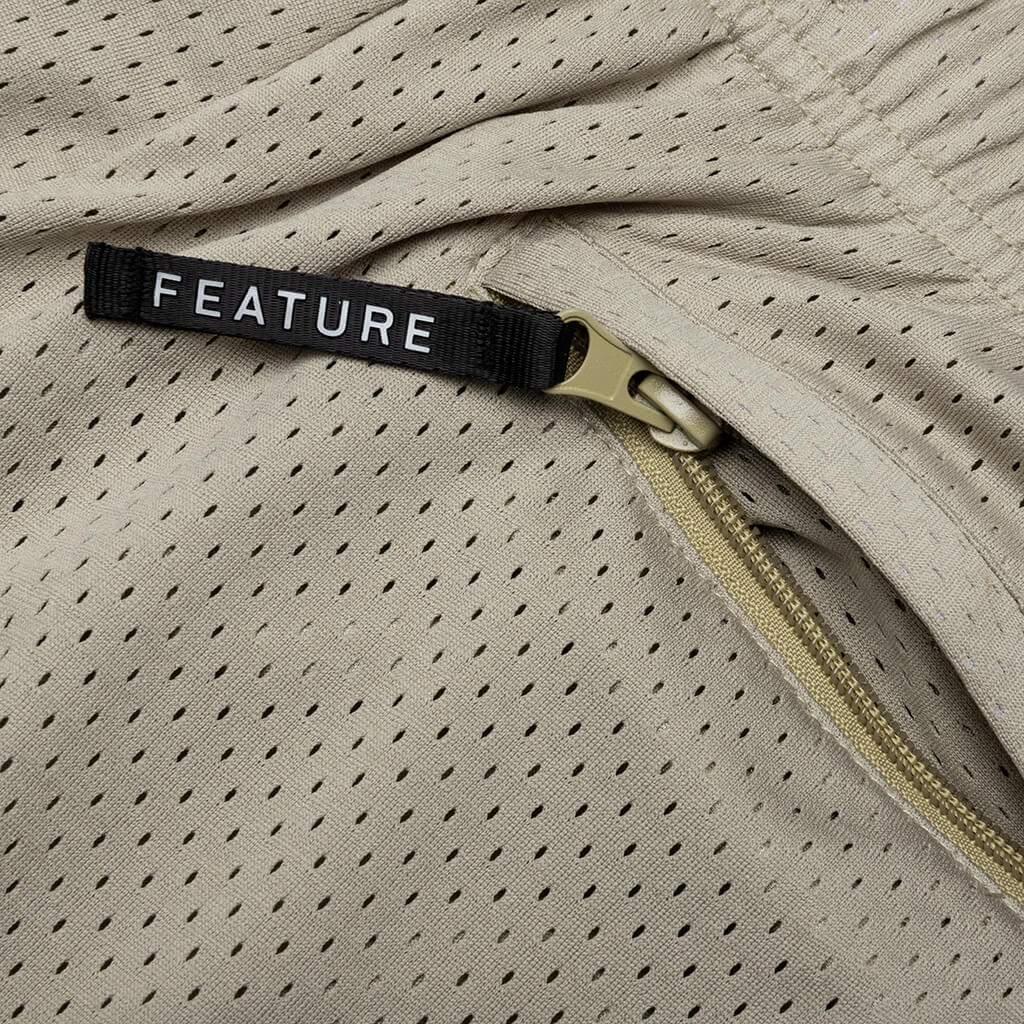 West Mesh Shorts Tan