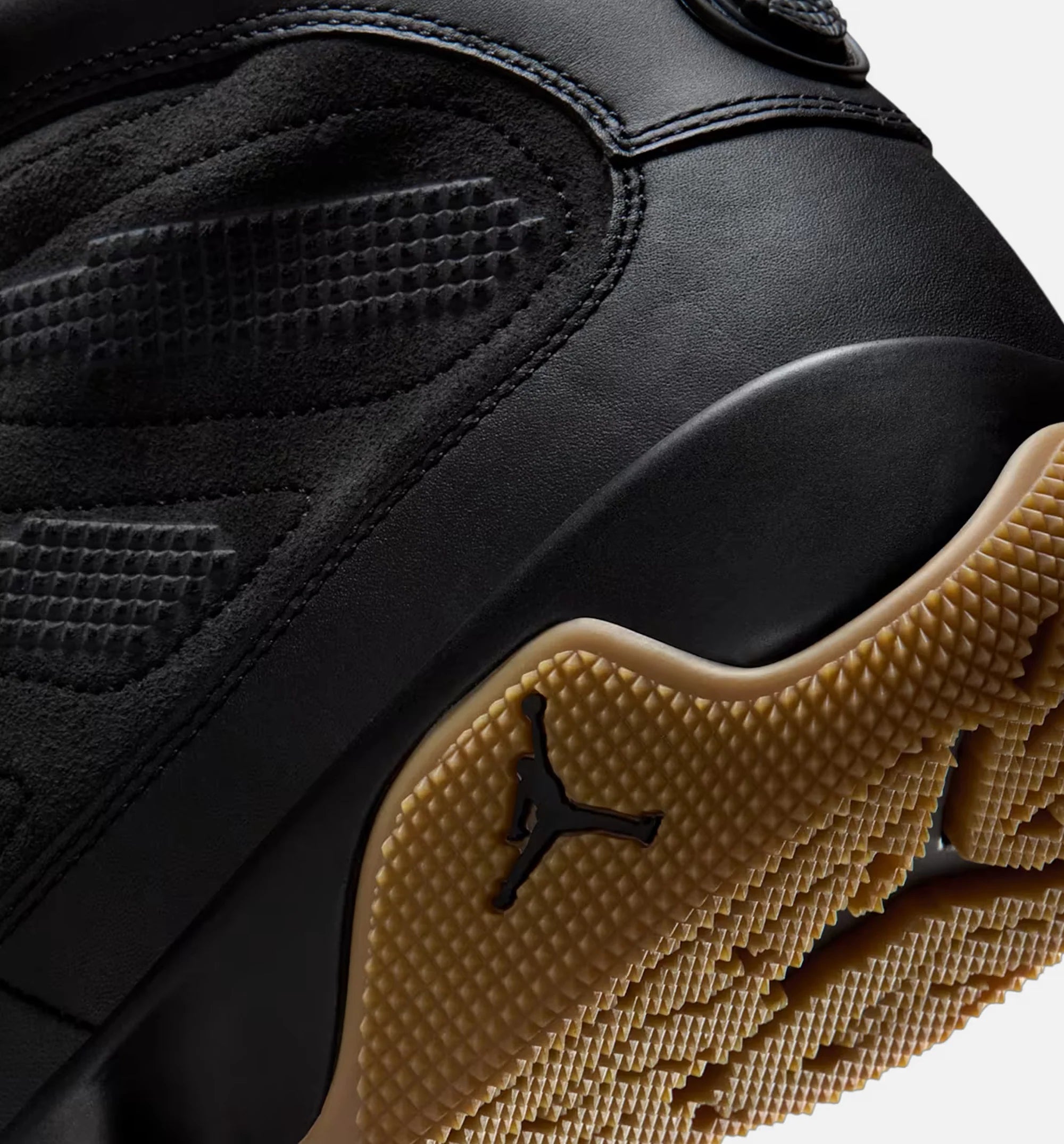 Air Jordan 9 Retro Mens Lifestyle Boot Black Black Gum Light Brown